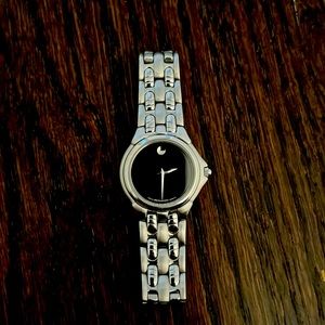 Stainless steel Movado watch